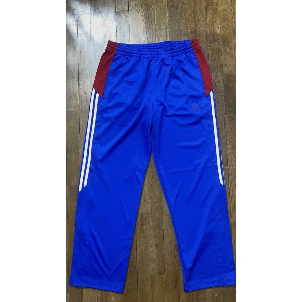 Adidas Climacool Tiro Track Pants Mens Large Blue Soccer Training Drawstring